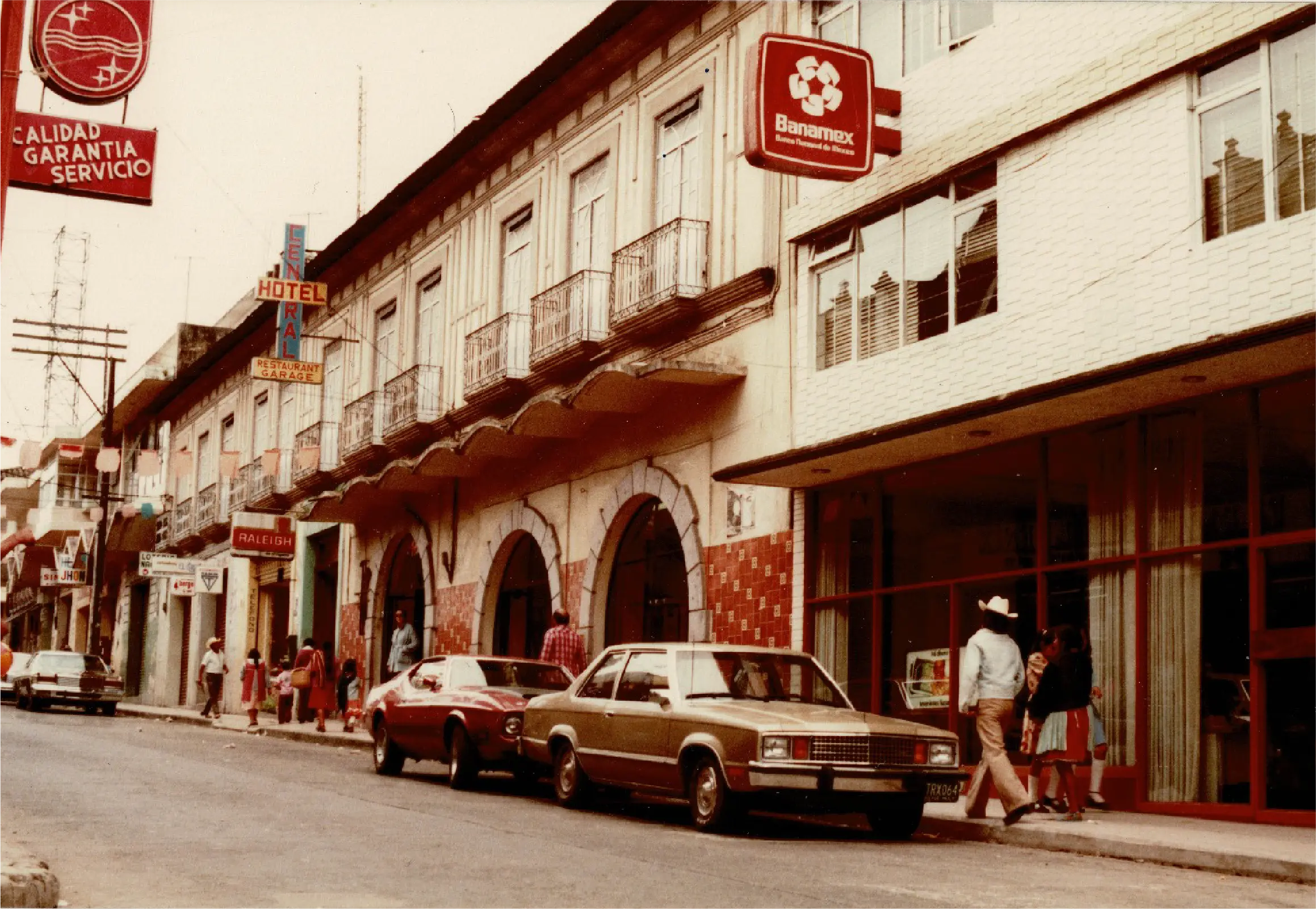 Hotel Central vista calle Hidalgo